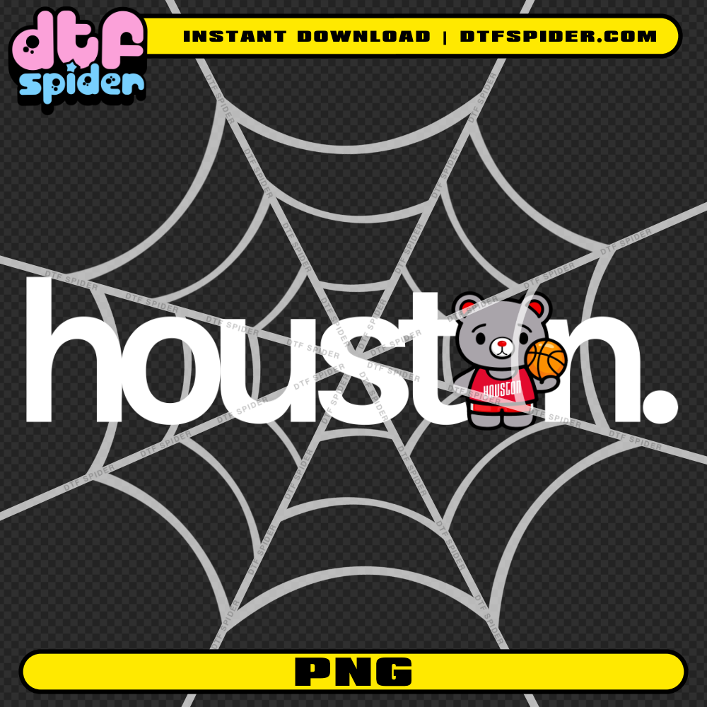 Houston clutch Rockets mascot kawaii PNG
