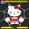Hello kitty rockets cheerleader PNG